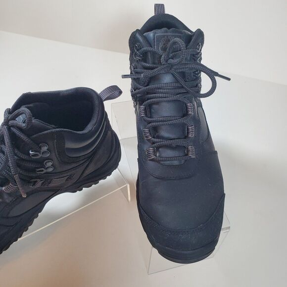 Timberland Men’s Boots Size 9.5 Black Leather Water Resistant Outdoors Hiking main image 9